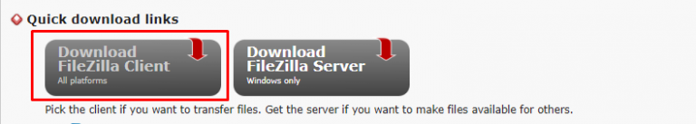 filezilla ftp server linux